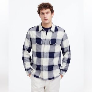 Madewell Men’s Work Shirt in Cotton Plaid